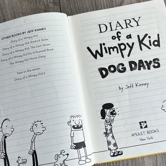 Books Dork Diaries and Diary of a Wimpy Kid Dog Days 3 Chapter Books - Picture 6 of 8